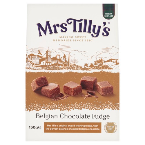 Mrs Tilly's Belgian Chocolate Fudge 150g thumbnail 2