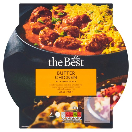 Morrisons The Best Butter Chicken With Saffron Rice 400g
