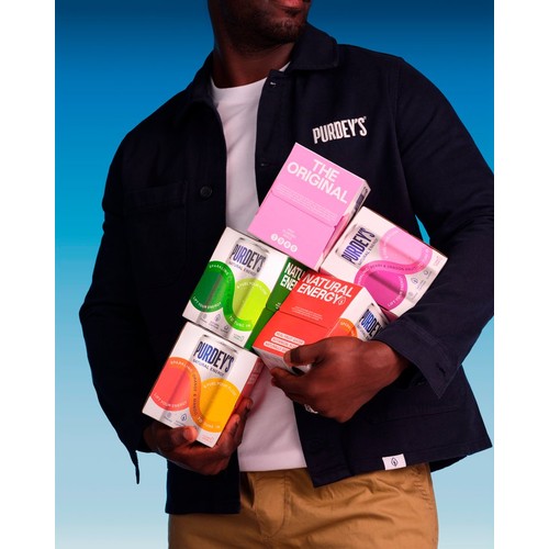 Purdey's Natural Energy Apple & Grape 4 x 250ml Cans thumbnail 2