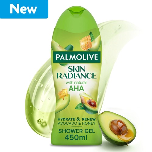 Palmolive Skin Radiance Avocado & Honey Body Wash Shower Gel 450ml