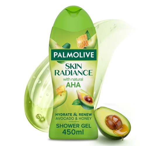 Palmolive Skin Radiance Avocado & Honey Body Wash Shower Gel 450ml thumbnail 2