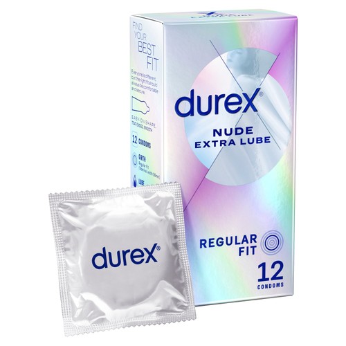 Durex 12 Nude Extra Lube Condoms
