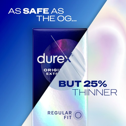 Durex 12 Nude Extra Lube Condoms thumbnail 2