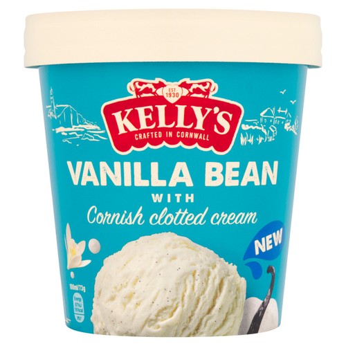 Kelly's Vanilla Bean with Cornish Clotted Cream 425ml