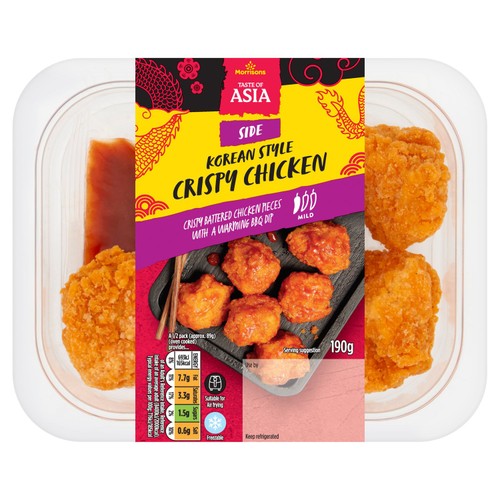 Morrisons Crispy Chicken With Korean BBQ Dip 190g