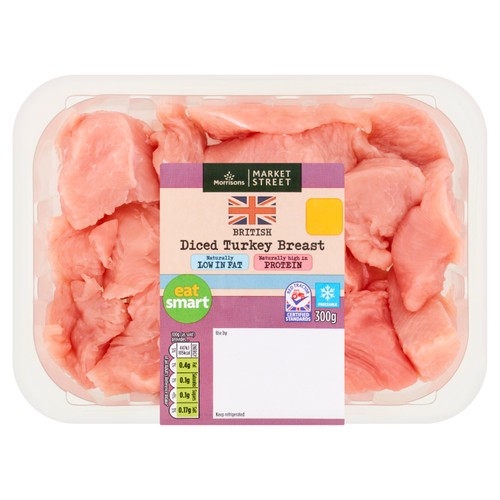 Morrisons British Diced Turkey Breast 300g