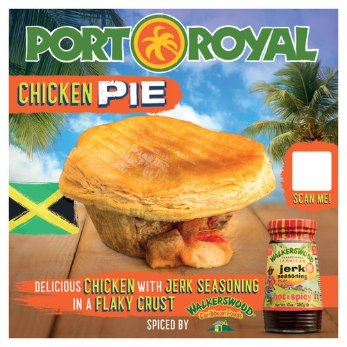 Port Royal Jerk Chicken Pie 