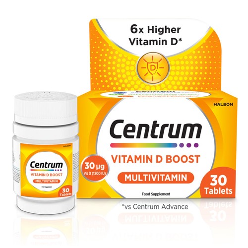 Centrum Vitamin D Boost Multivitamin Supplement, 30 tablets thumbnail 2
