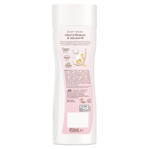 Imperial Leather Cherry Blossom & Almond Oil Body Wash 450ml thumbnail 4