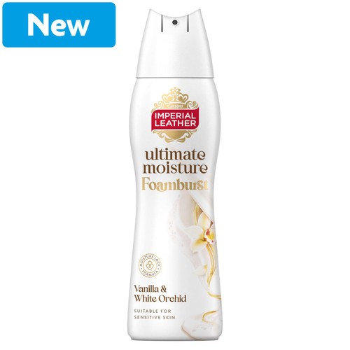 Imperial Leather Ultimate Moisture Vanilla & White Orchid Foamburst 200ml