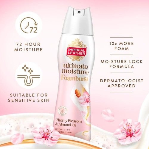 Imperial Leather Cherry Blossom & Almond Oil Foamburst 200ml thumbnail 5