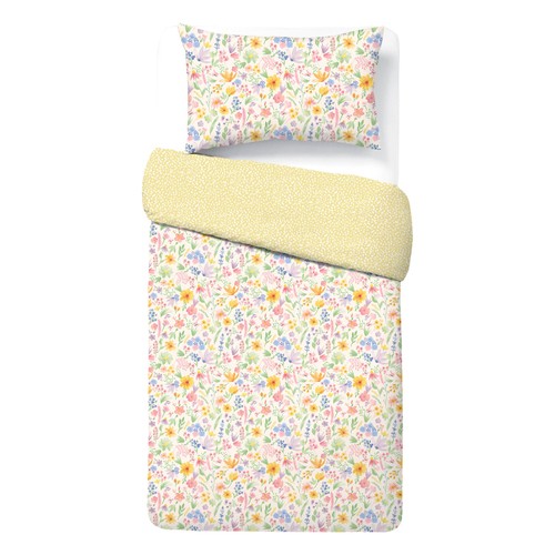 Nutmeg Home 100% Cotton Country Garden Duvet Set Single thumbnail 2