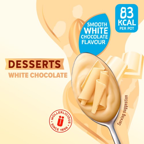 Mullerlight Desserts White Chocolate 4x90g thumbnail 4