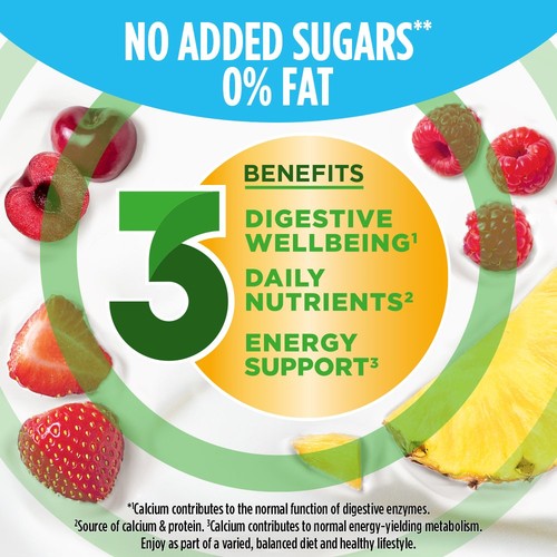 Activia Berries & Pineapple Fat Free Gut Health Fruit Yoghurt thumbnail 5