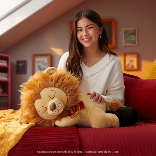 Warner Brothers 18 Inch Sleeping Gryffindor Lion thumbnail 2