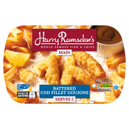 Harry Ramsden's Battered Cod Fillet Goujons 400g