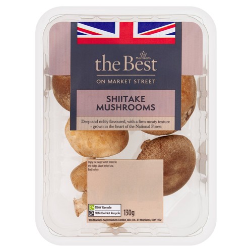 Morrisons British The Best Shiitake Mushrooms 130g