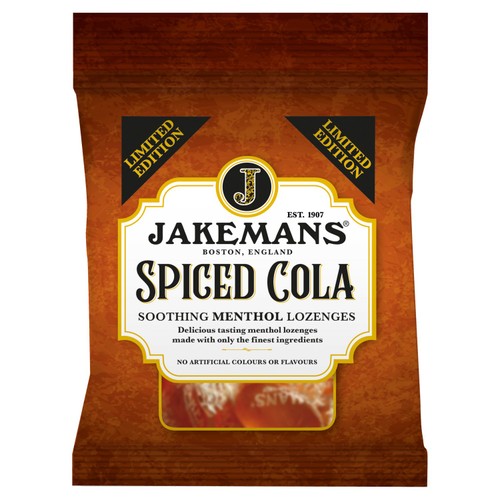 Jakemans Spiced Cola Menthol Lozenges 73g