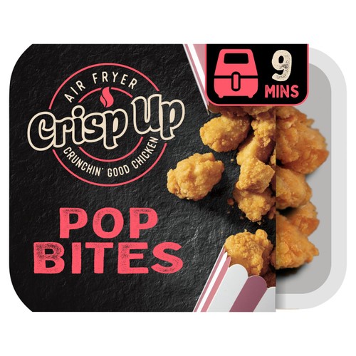 Crisp Up Pop Bites Chicken Breast Fillet Chunks 340g