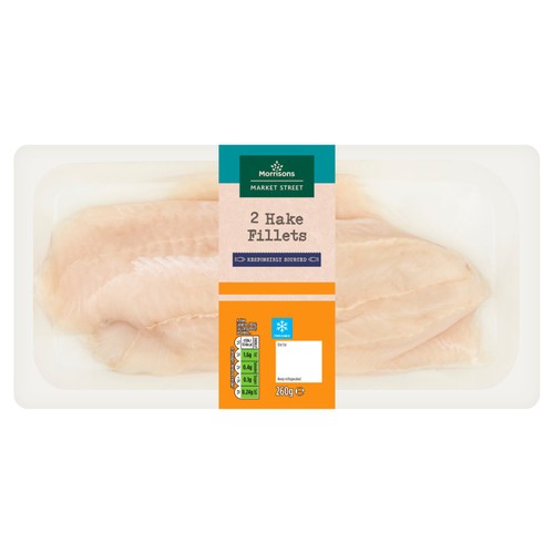 Morrisons Market St Hake Fillets 260g thumbnail 2