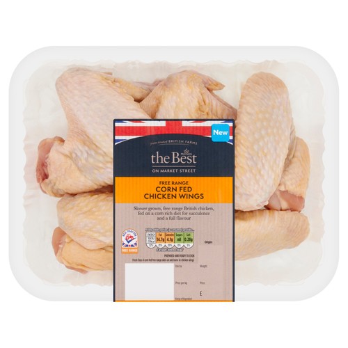 Morrisons British The Best Corn Fed Wings 500g