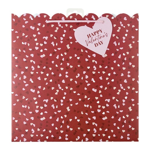 Morrisons Valentine's Square Gift Bag Large
