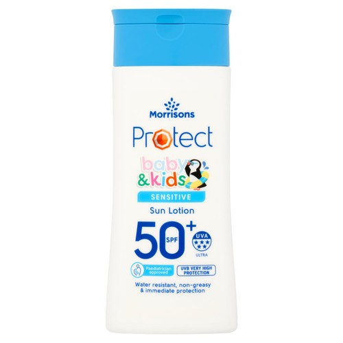 Morrisons SPF 50 Baby & Kids Sensitive Lotion 200ML