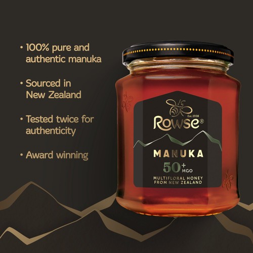 Rowse Manuka 50+ MGO Multifloral Honey 225g thumbnail 2