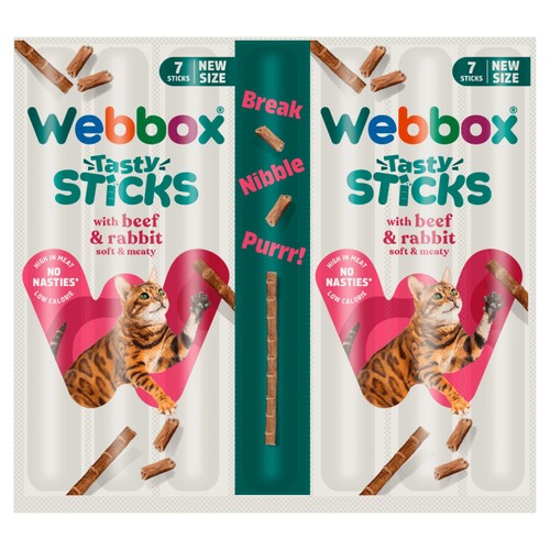 Webbox Tasty Sticks with Beef & Rabbit 7 x 5g (35g)