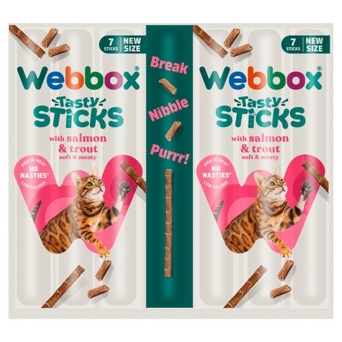 Webbox Tasty Sticks with Salmon & Trout 7 x 5g (35g)