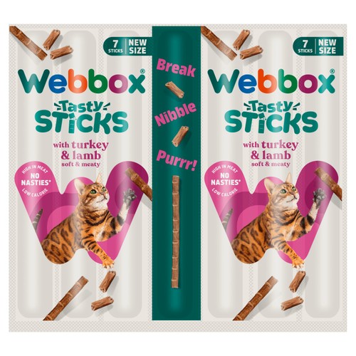 Webbox Tasty Sticks with Turkey & Lamb 7 x 5g (35g)