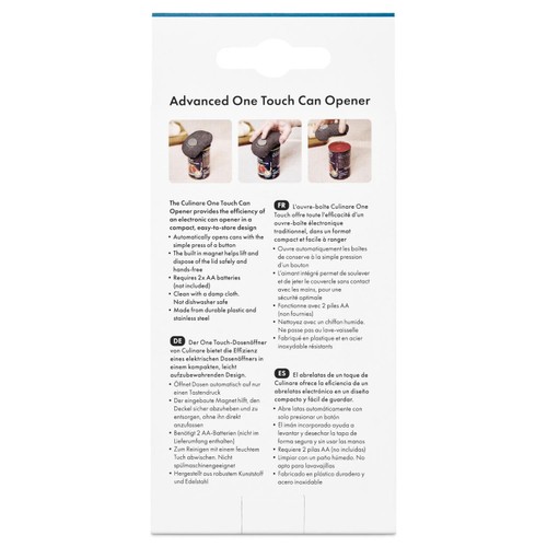 Culinate Advanced One Touch Can Opener Grey thumbnail 3