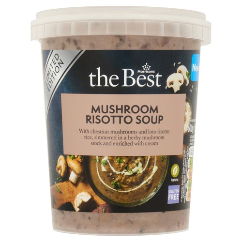 Morrisons The Best Limited Edition Mushroom Risotto Soup 600g