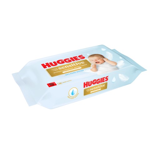 Huggies Pure Extra Care Sensitive Plastic Free Baby Wipes 48 Pack thumbnail 5