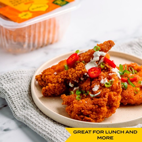 Najma Halal Southern Fried Breaded Chicken Fillets 300g thumbnail 3