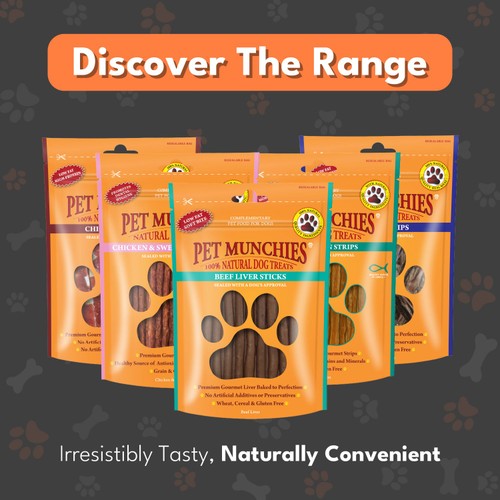Pet Munchies Beef Liver Sticks Complementary Pet Food for Dogs 90g thumbnail 5