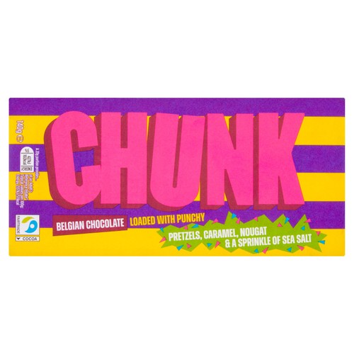 Morrisons Chunk Chocolate Milk Pretzel Caramel Nougat 