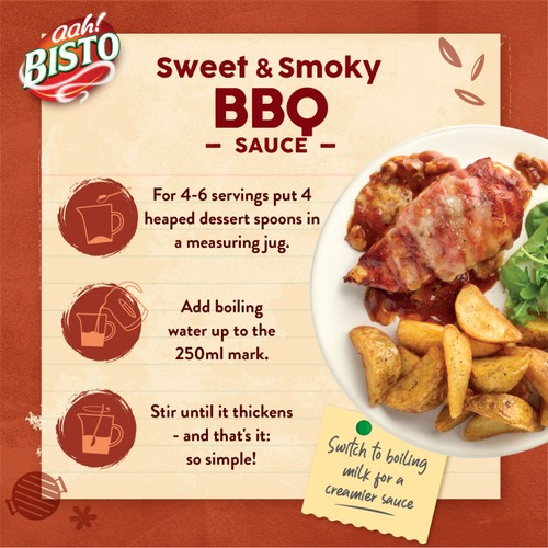 Bisto Sweet & Smoky BBQ Sauce Granules 170g thumbnail 2