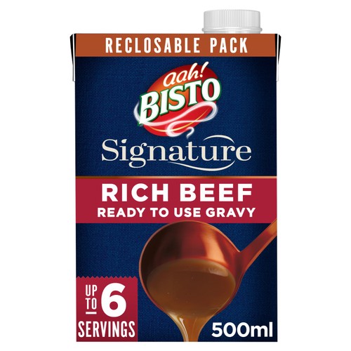 Bisto Signature Rich Beef Ready to Use Gravy 500ml