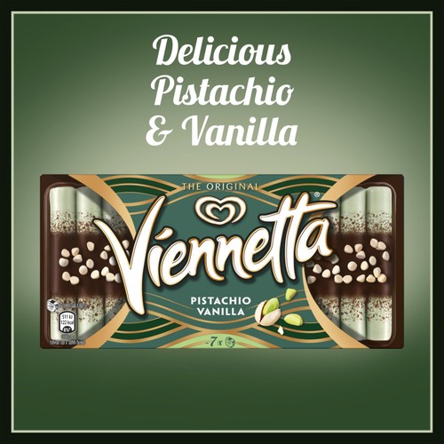 Viennetta Pistachio Vanilla Ice Cream Frozen Dessert 650ml thumbnail 2