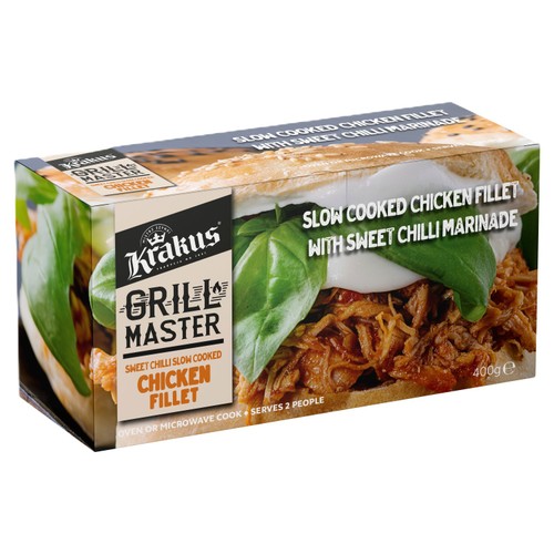 Krakus Grill Master Sweet Chilli Slow Cooked Chicken Fillet 400g