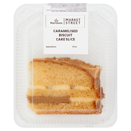Morrisons Cakeshop Caramelised Biscuit Cake Slice