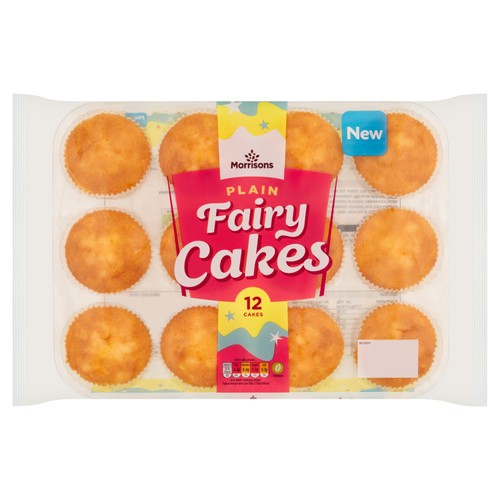 Morrisons Plain Fairy Cakes 
