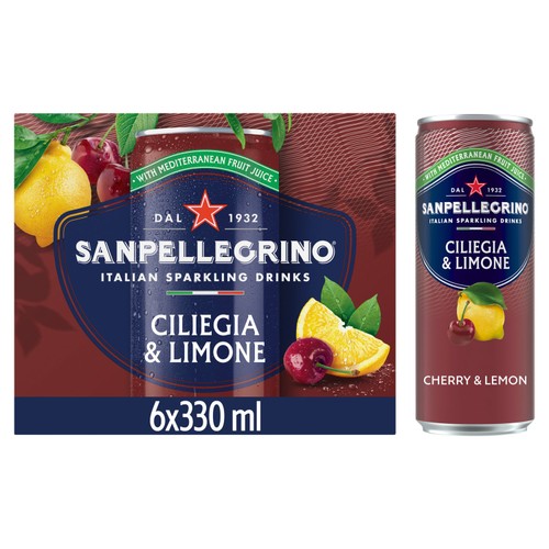 San Pellegrino Cherry & Lemon 6x330ml