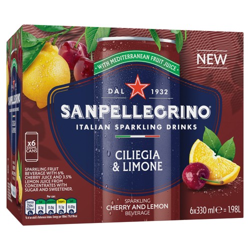 San Pellegrino Cherry & Lemon 6x330ml thumbnail 3