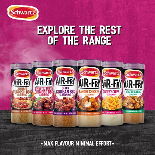 Schwartz Air-Fry Bangin' Chicken Seasoning 120g thumbnail 4