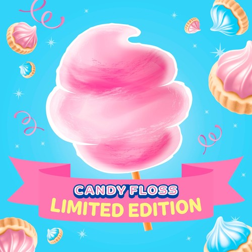McVitie's Iced Gems Candy Floss Flavour 5 x 23g thumbnail 4