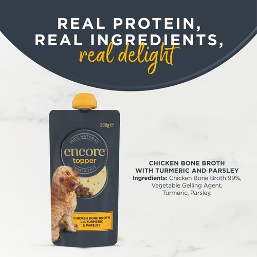 Encore Topper Chicken Bone Broth with Turmeric & Parsley 200g thumbnail 4