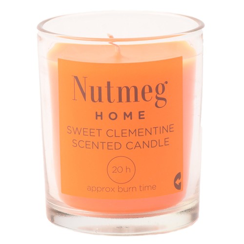 Nutmeg Home Waxfill Glass Sweet Clementine