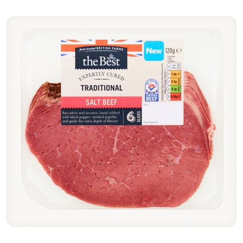 Morrisons The Best Salted Beef With Herb Topping 